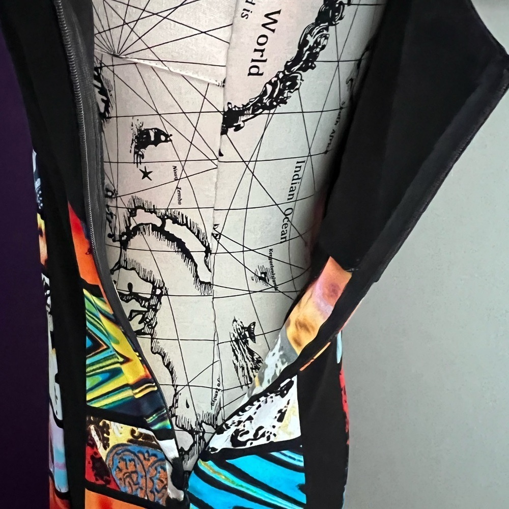 Frank Lyman Sleeveless Multi Colored Dress - Picture 7 of 12
